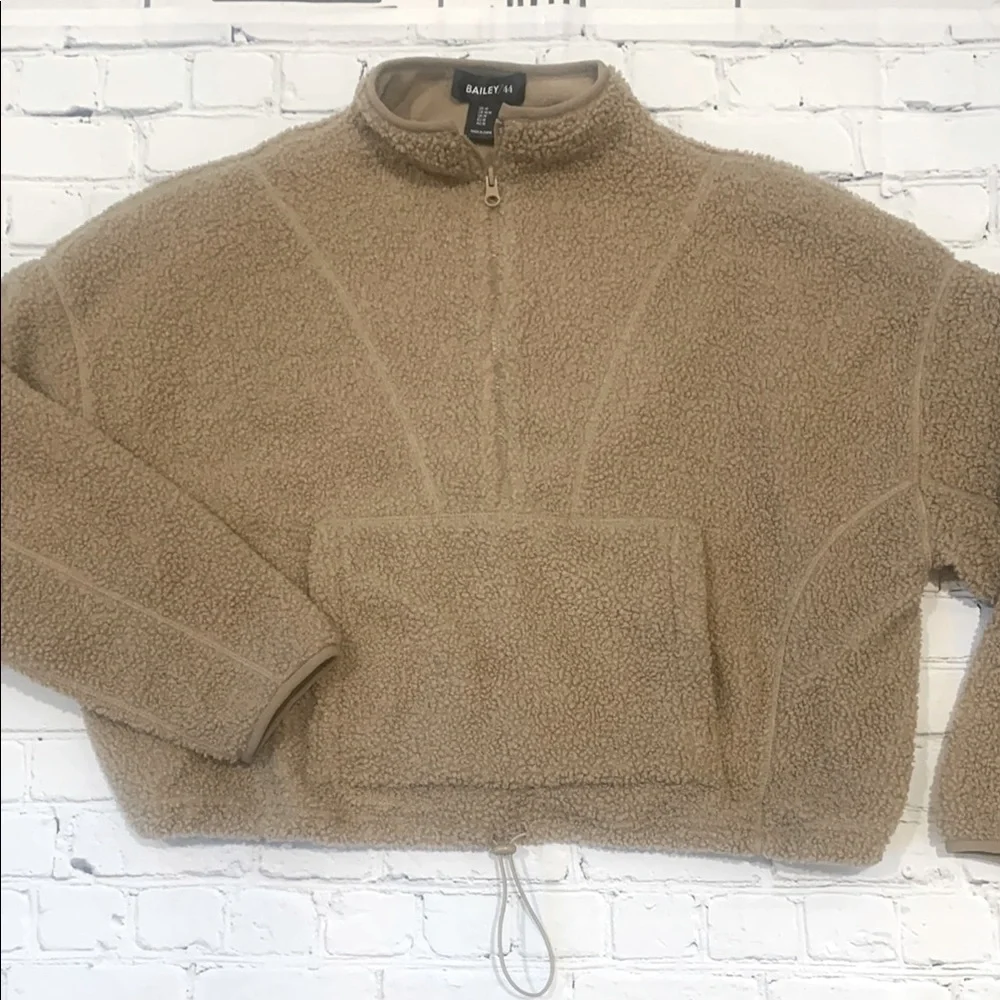 Bailey 44 Teddy Sherpa 1/2 Zip Pullover - Picture 2 of 13